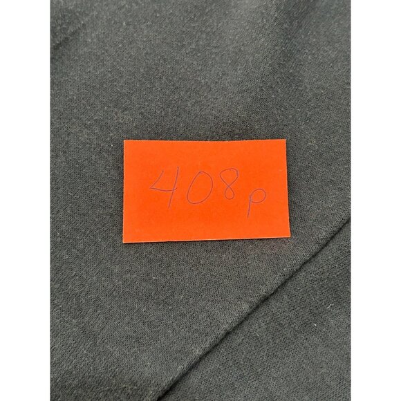 Woman Within Navy Blue Pull-On Fleece Jogger Capri Pants White Side Stripe Sz 1X - Picture 8 of 8